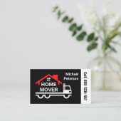 Zuhause Transport Trucker Visitenkarte (Stehend Vorderseite)