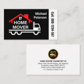 Zuhause Transport Trucker Visitenkarte (Vorne/Hinten)