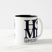 ZUHAUSE Travelers Erholung 11oz Zweifarbige Tasse (VorderseiteRechts)