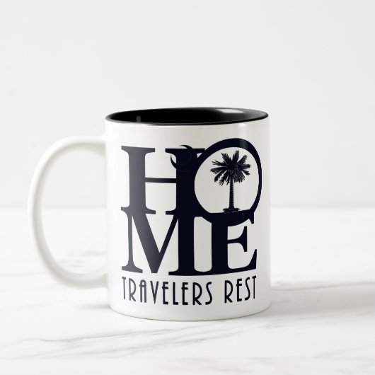 ZUHAUSE Travelers Erholung 11oz Zweifarbige Tasse (Links)