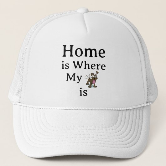 Zuhause Trucker Hat Truckerkappe (Vorderseite)