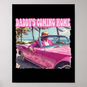 Zuhause Trump Shirt Funny Maga Donald Trump 2024 Poster