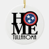 ZUHAUSE Tullahoma Tennessee Keramik Ornament (Vorne)