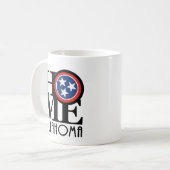 ZUHAUSE Tullahoma TN 11oz Kaffeetasse (Vorderseite Links)