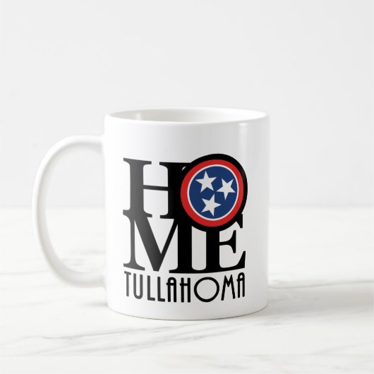 ZUHAUSE Tullahoma TN 11oz Kaffeetasse (Links)