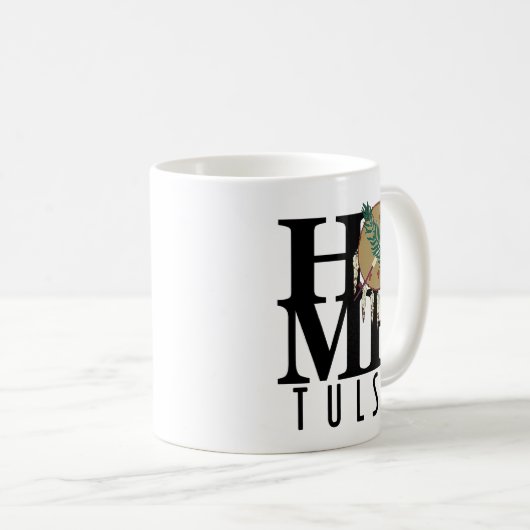 ZUHAUSE Tulsa 11oz Kaffeetasse (VorderseiteRechts)