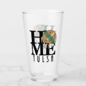 ZUHAUSE Tulsa Oklahoma Glas (Vorderseite)