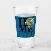 ZUHAUSE Tulsa Oklahoma Glas (Vorderseite)
