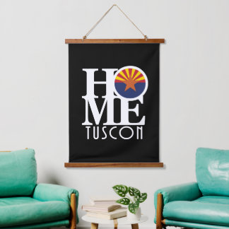 ZUHAUSE Tuscon Arizona Wandteppich Mit Holzrahmen