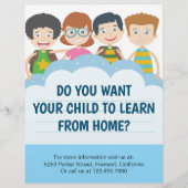 Zuhause Tutor Flyer (Vorderseite)