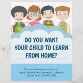 Zuhause Tutor Flyer (Rückseite)