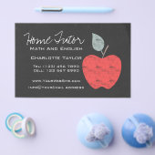 Zuhause Tutor Teacher Apple Chalkboard Flyer (Einzeln)