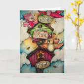 Zuhause tweeten Zuhause Karte (Gelbe Blume)