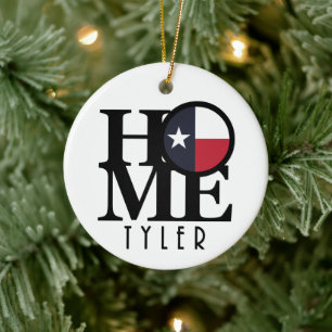 ZUHAUSE Tyler Texas Keramik Ornament