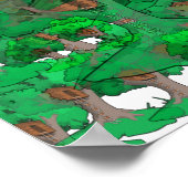 ZUHAUSE ÜBER BAUM POSTER (Ecke)