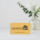 Zuhause Umbau des Renovierungsbaus Visitenkarte (Stehend Vorderseite)