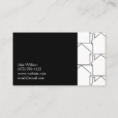 Zuhause-Umbau Visitenkarte (Rückseite)