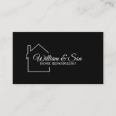 Zuhause-Umbau Visitenkarte (Vorderseite)