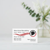Zuhause - Umgestaltung moderner Visitenkarten Visitenkarte (Stehend Vorderseite)