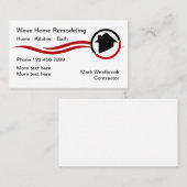 Zuhause - Umgestaltung moderner Visitenkarten Visitenkarte (Vorne/Hinten)