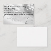 Zuhause - Umrüstung von Renovierungs- und Reparatu Visitenkarte (Vorne/Hinten)