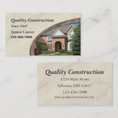Zuhause-Umrüstungs- oder Baudienstkarte Visitenkarte (Vorne/Hinten)