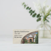 Zuhause-Umrüstungs- oder Baudienstkarte Visitenkarte (Stehend Vorderseite)