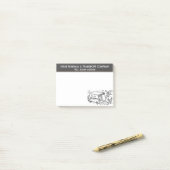 Zuhause-Umzüge, Hausabfertigung und Transport Post-it Klebezettel (Auf Schreibtisch)