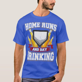 Zuhause und Baseballsport am Tag T-Shirt