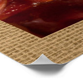 Zuhause und Business Art Deco - Bacon Poster (Ecke)