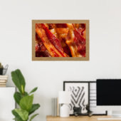 Zuhause und Business Art Deco - Bacon Poster (Heimbüro)