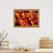 Zuhause und Business Art Deco - Bacon Poster (Küche)