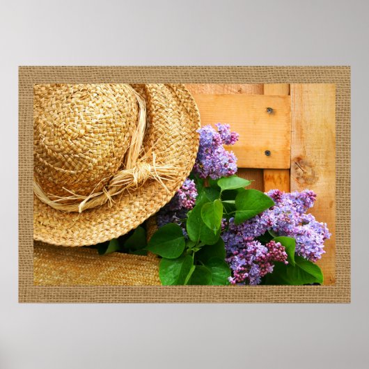 Zuhause und Business Art Decor - Strohhutserie Poster (Vorne)