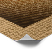 Zuhause und Business Art Decor - Strohhutserie Poster (Ecke)