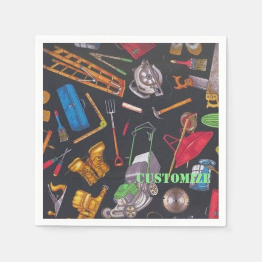 Zuhause und Garden Tools Napkins Serviette (Vorderseite)