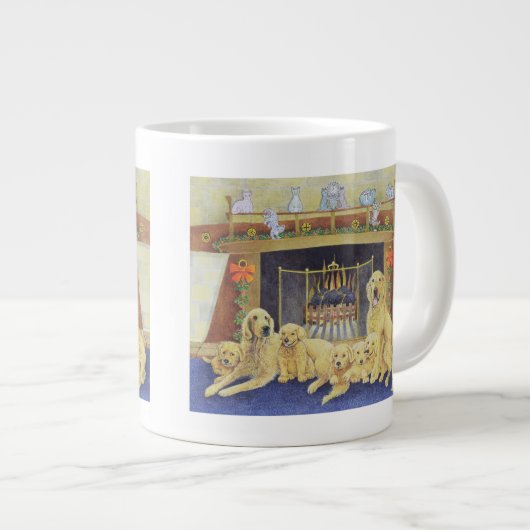 Zuhause und Herd Jumbo-Tasse (Vorderseite Rechts)