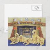 Zuhause und Herz Postkarte (Vorne/Hinten)