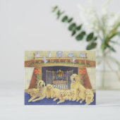 Zuhause und Herz Postkarte (Stehend Vorderseite)