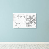 Zuhause und Kinder der Marine für personalisiertes Leinwanddruck (Insitu (Holzboden))