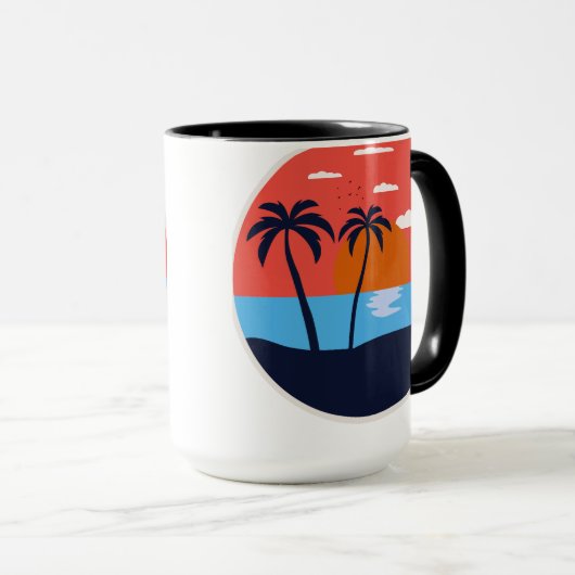 Zuhause und Leben Tasse (VorderseiteRechts)