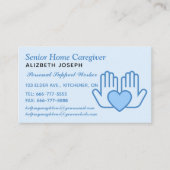 Zuhause- und Pflegedienste Visitenkarte (Vorderseite)