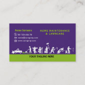 Zuhause- und Pflegedienstleistungen Visitenkarte (Vorderseite)