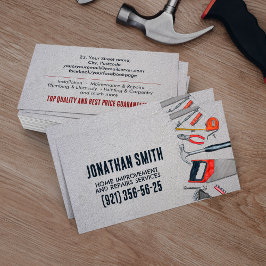 Zuhause- und Reparaturdienstleistungen Visitenkarte