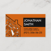 Zuhause- und Reparaturdienstleistungen Visitenkarte (Vorderseite)