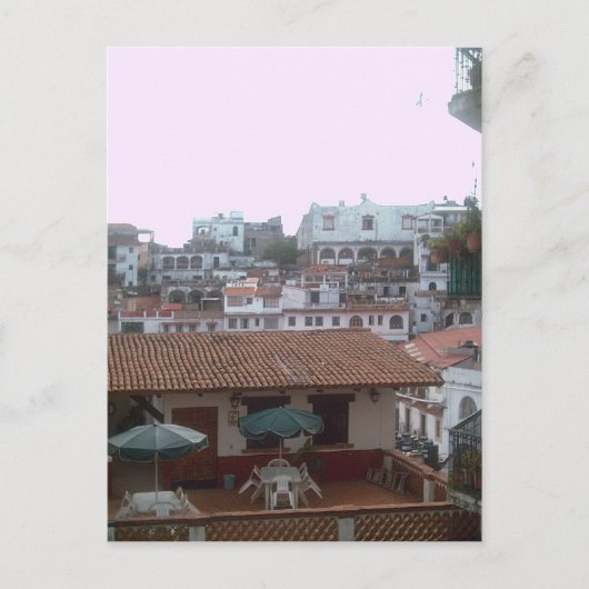 Zuhause und Restaurants in Taxco Postkarte (Vorderseite)