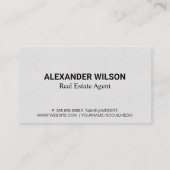 Zuhause und Schlüssel Visitenkarte (Rückseite)