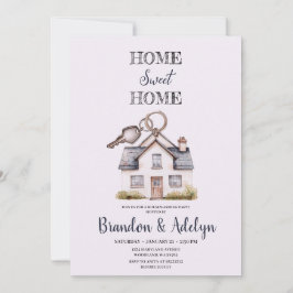 ZUHAUSE UND SCHLÜSSELHAUS ERWÄRMUNG EINLADEN EINLADUNG