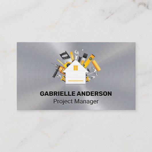 Zuhause und Tools Visitenkarte (Vorderseite)