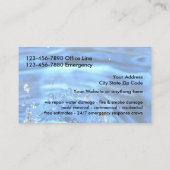 Zuhause- und Unternehmensumstrukturierungen Visitenkarte (Rückseite)