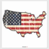 ZUHAUSE - USA AUFKLEBER (Blatt)